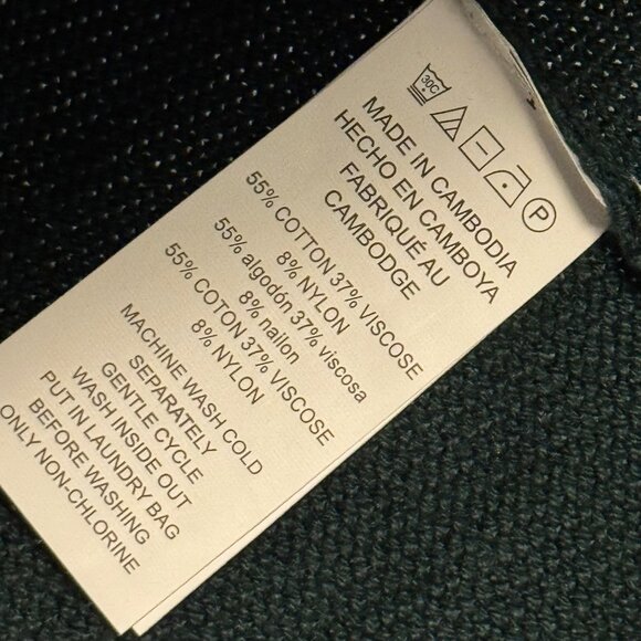 Michael Kors Dark Green Long Sleeve Knit Sweater Sz Small pullover sweater - Picture 7 of 12